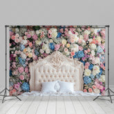 Lofaris Noble Sweet Floral Photography Headboard Backdrop